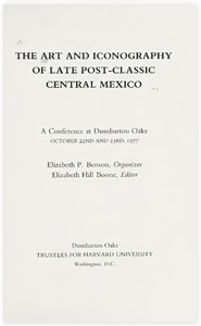 Analysis of the Aztec Quechquemitl: An Exercise in Inference
